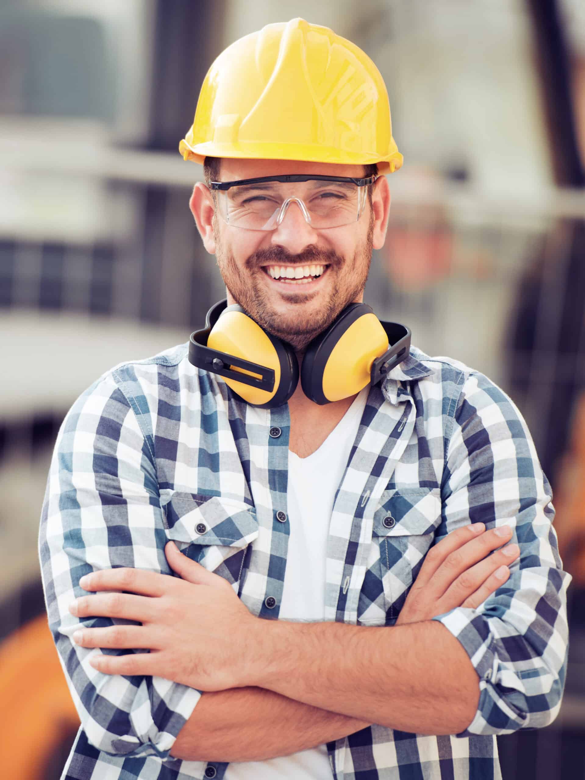 A man working in a construction company